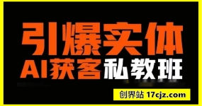 董十一-引爆实体AI模板引流私教班