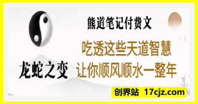 熊道笔记60元付费文-龙蛇之变!吃透这些天道智慧,让你顺风顺水一整年(年度内参).pdf