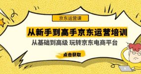 从新手到高手京东运营培训：从基础到高级 玩转京东电商平台(无水印)
