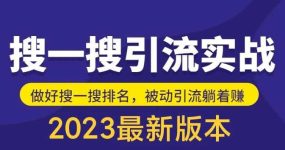 外面收费980的最新公众号搜一搜引流实训课，日引200+