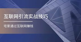 互联网引流实操技巧(适合微商，吸引宝妈)，宅家通过互联网赚钱（17节）